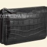 Барсетка из кожи рептилии