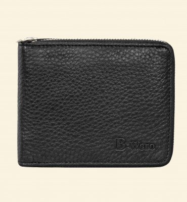  Кошелек на молнии из натуральной кожи 3623 V