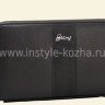 Барсетка Brioni из натуральной кожи