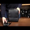 Мужская сумка с жестким каркасом 