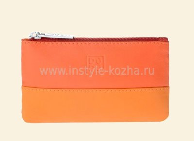 Ключница кожаная DuDu серии Kimolos | красный пэчворк