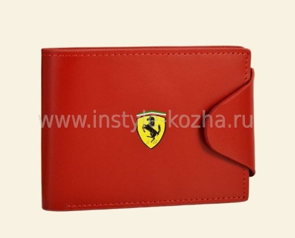 Кошелек Ferrari кожаный